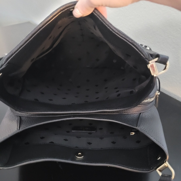 Kate Spade Leila Tweed Medium Triple Compartment Shoulder Bag Tote - Picture 9 of 12